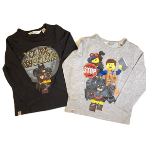 H&M LEGO Graphic Long Sleeve Shirts 2-Pack